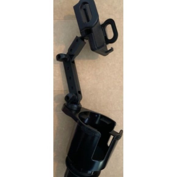 Car Cup Holder Expander Adjustable Base w/ Phone Mount 360° Rotation Cup Holder - Picture 2 of 2